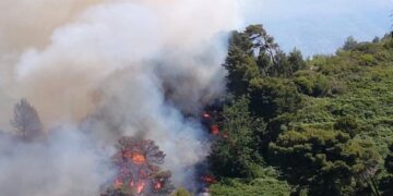 Sazani në flakë/Ministria e Mbrojtjes: Një pjesë e helikopterëve “Cougar” të riparuar ndodhen në Shqipëri