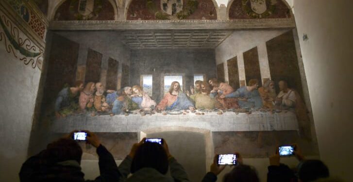 Dy studime të rralla të “Darkës së Fundit” të Leonardo da Vinçit do të dalin në ankand