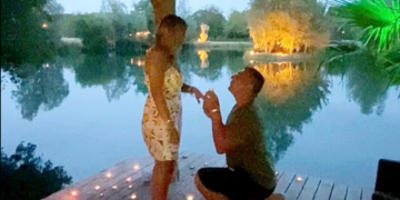 Do i propozonte për fejesë, unaza i bie në liqen (VIDEO)