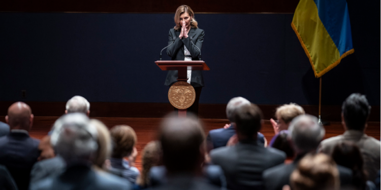 Zonja e Parë e Ukrainës kërkon sisteme të mbrojtjes ajrore në adresë të Kongresit amerikan