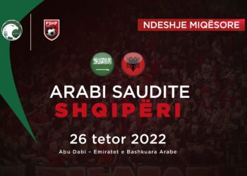 Shqipëria do të luajë miqësore edhe me Arabinë Saudite