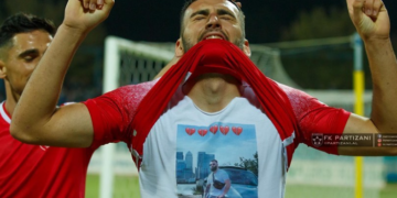 I vr*në dajën në Londër, ylli i Partizanit shpërthen në lot pas golit (FOTO)