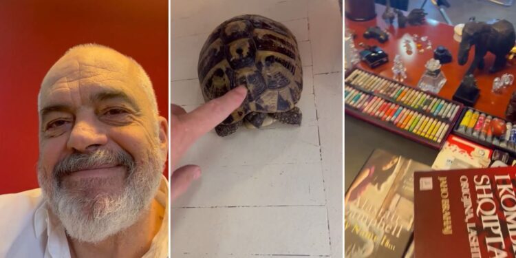 Rama ndan videon me breshkat nga zyra e tij në PS: Nisim rrugën drejt fitores (VIDEO)
