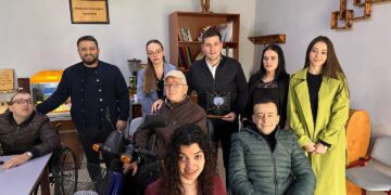 Arbër Hajdari, takim me Shoqatën e Para-Tetraplegjikëve në Shkodër