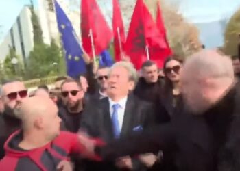 Kush është personi që goditi me grusht Sali Berishën