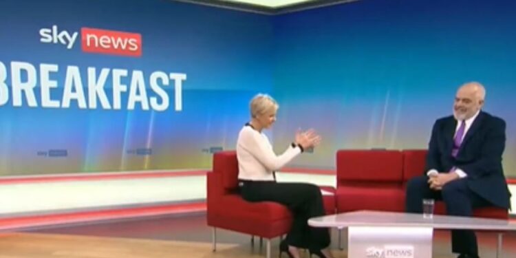 “Duam të godasim rrjetet kriminale”, Rama për Sky News: Duhet një sistem vizash që shqiptarët të mos vijë nga Kanali në Britani