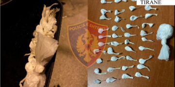 Shpërndante kokainë në zona të ndryshme të Tiranës, arrestohet 34-vjeçarja