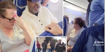 Pasagjeri “sulmon” foshnjën në avion, nuk duronte dot të qarën (VIDEO)