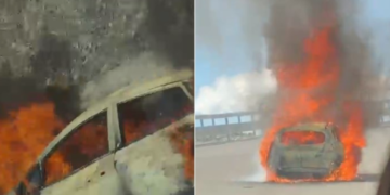 Merr flakë në ecje “Ford”-i në Rrugën e Arbrit, shpëton pa lëndime shoferi