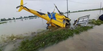 Shkoi në ndihmë të personave të përmbytur, rrëzohet helikopteri i shpëtimit, 4 të plagosur