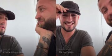 Luizi dhe Kristi surprizojnë fansat dhe hyjnë “live” bashkë në Instagram, “zihen” për Zhaklinën dhe Arbërin