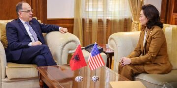 Begaj pret në takimin e fundit si ambasadore Yuri Kim: Do të mbetet një mike e mirë e shqiptarëve