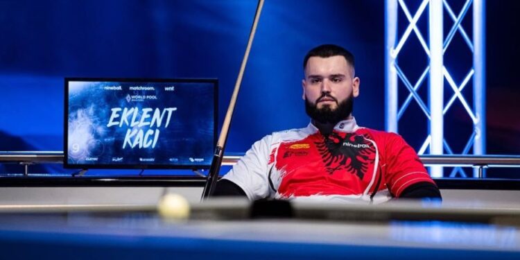 Kampion bote në bilardo, Eklent Kaçi merr edhe kupën e “UK Open Pool” 2023