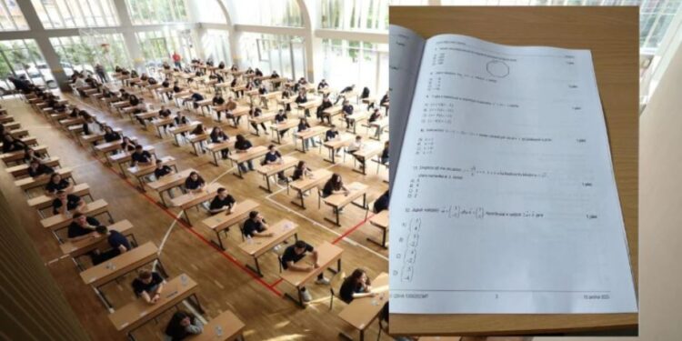 Dështojnë masat e ministrisë, teza e matematikës publikohet 20 minuta para provimit