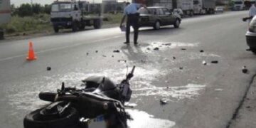 Aksident me motor, shoferi dërgohet me helikopter drejt Traumës