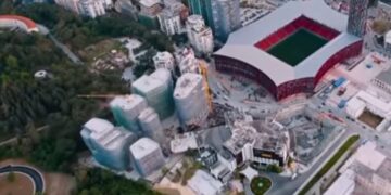 Ermal Mulosmani nxjerr foton: Kjo është masakra më e madhe urbanistike në Tiranë, të gjithë heshtin