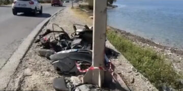 Ndërron jetë një shqiptar në Greqi, shkak përplasja e makinës me një shtyllë