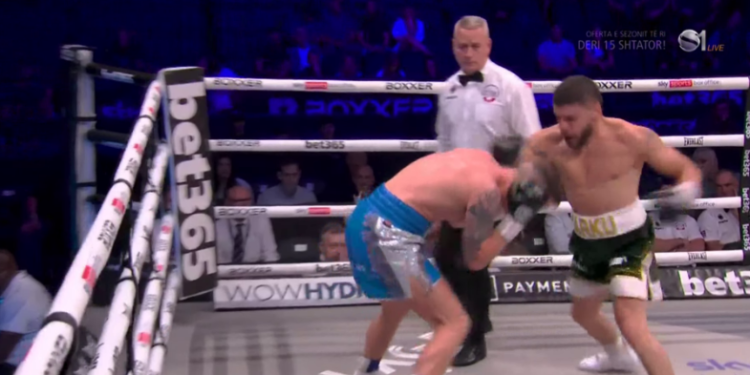 Shqiponja kuqezi e pamëshirmshme, hedh KO kundërshtarin në raundin e parë