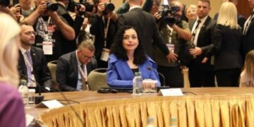 Osmani në takimin e Bërdo-Brijunit: Kosova po punon dhe është e vendosur që t’i jepet statusi i vendit kandidat nga BE