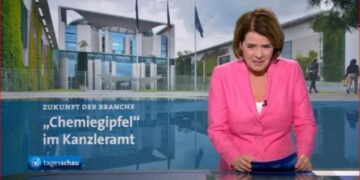 Spikeren e lajmeve e kap e qeshura gjatë transmetimit ‘live’, momenti bën xhiron e rrjetit(VIDEO)