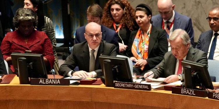 Ministri i Jashtëm flet në Këshillin e Sigurimit të OKB: Shqipëria mbështet Izraelin në të drejtën legjitime për vetëmbrojtje