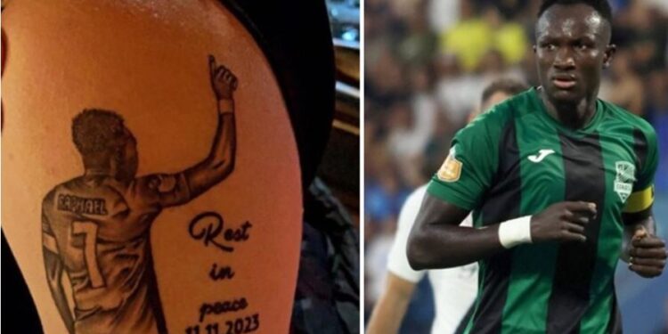 Futbollisti i Egnatias bën tatuazh Dwamenën: Gjithmonë me ne Rafa