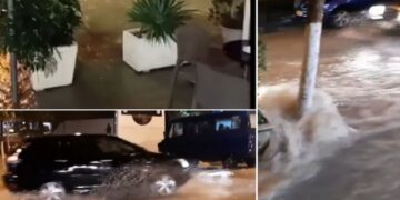 Shi i rrëmbyeshëm dhe përmbytje, ja çfarë po ndodh në Sarandë