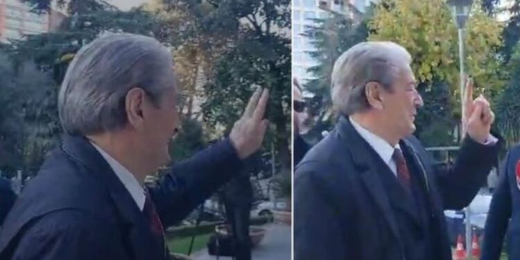 Protesta e opozitës dhe mbledhja e Këshillit të Mandateve, Berisha mbërrin në selinë e PD