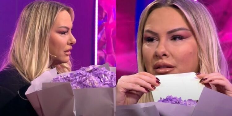 Vesa Luma shtanget dhe kërkon ta lërë intervistën, pasi merr një lajm për bashkëshortin Big Bastën