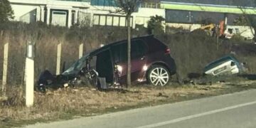 Aksident i rëndë në vend, makina del nga rruga dhe përfundon në kanal, zbardhen detajet e para