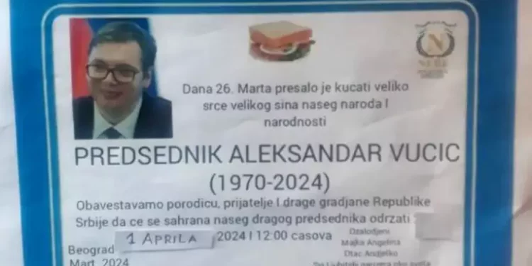 “Vuçiç vdiq”, shpërndanë lajmërimin për ndarjen nga jeta të presidentit serb, Prokuroria bën lëvizjen urgjente