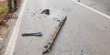 Kamioni përplaset me makinën në Shkodër, plagoset shoferi 36-vjeçar dhe nëna e tij