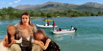 Nëna u hodh në lumin Buna me tre fëmijët e mitur, gjendet edhe trupi i pajetë i djalit 3-vjeçar