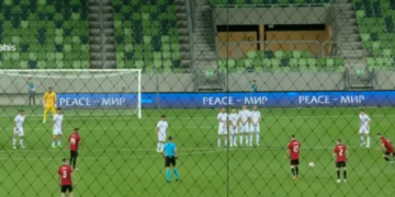 Jasir Asani fantastik, shënon supergol nga goditja e dënimit