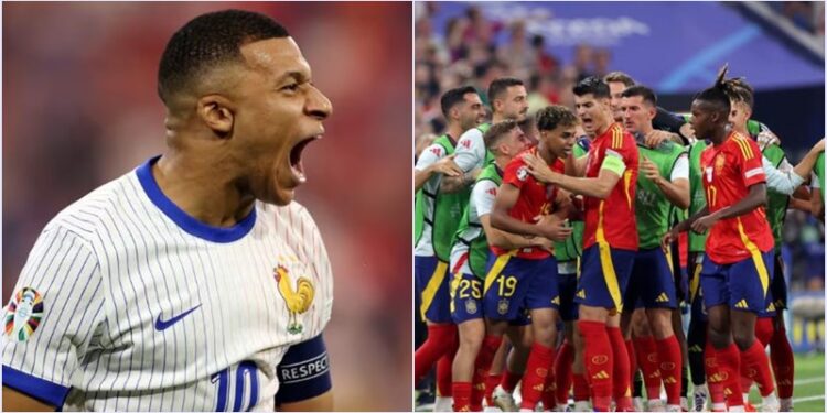 Spanja dhuron show, 45 minuta larg finales së Europianit, Franca