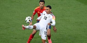 Spanja dhe Gjermania diskutojnë në shtesë çerekfinalen e Europianit, nga një gol për secilën skuadër