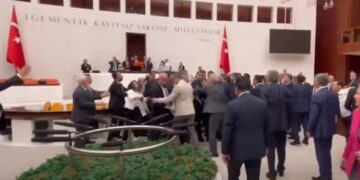 “Plas” grushti mes deputetëve në Parlament, burra dhe gra dhunojnë njëri-tjetrin