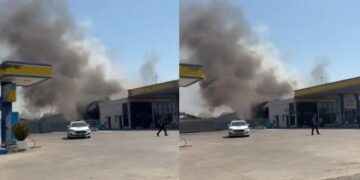 Panik në autostradën Tiranë – Durrës, shpërthen një autobot me karburant, tymi dhe flakët pushtojnë vendin