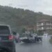 Aksident në Elbasan, makina kthehet përmbys në rrugë, plagoset shoferi