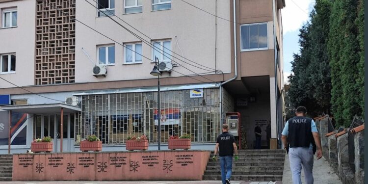 Aksion policor në objektet e Postës së Serbisë në veri të Kosovës