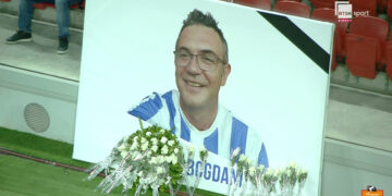 Tifoz besnik i bardhebluve, Tirana nderon me homazhe ish-deputetin Gerti Bogdani