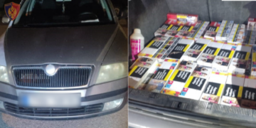 U kap me cigare kontrabandë në makinë, arrestohet 46-vjeçari grek në Korçë