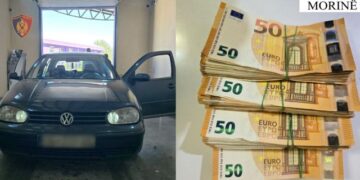Tentoi të fuste në Shqipëri mijëra euro të padeklaruara, procedohet penalisht një 36-vjeçar nga Kosova