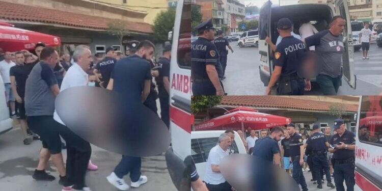 Vrasja e Egli Progës, momenti kur e transportojnë në ambulancë pasi u godit nga Denis Meçe