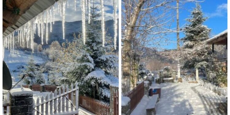 Bora dhuron pamje spektakolare, mbulon edhe zonën malore të Gramshit