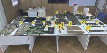 Të groposura në veri, gjenden armë e uniforma ushtarake të dyshuara se lidhen me sulmin në Banjskë