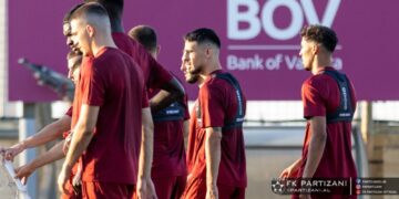 Përgatitjet për derbin, probleme dhe dilema për rreshtimin e Partizanit
