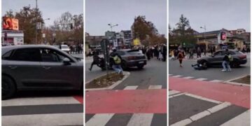 Protesta në Serbi, mbështetësit e Vuçiç përplasin me makina studentët