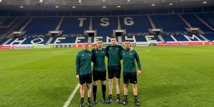 UEFA Conference League, ekipi i arbitrave shqiptarë vendos drejtësi
