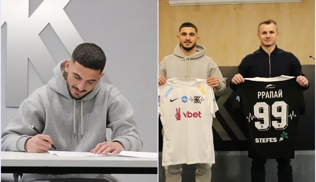 Zyrtare, Rrapaj firmos jashtë Shqipërisë, prezantohet te ekipi i ri